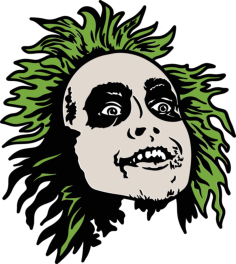 Beetlejuice 3 Stencil Svg Design File, Free Vectors File